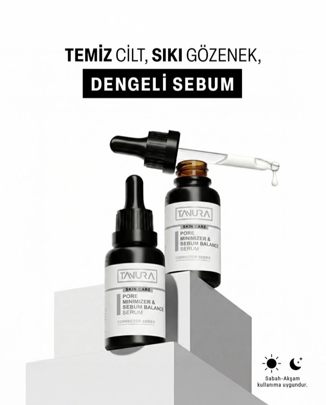Pore Minimizer & Sebum Balance Serum — Gözenek bakımında uzman formül.